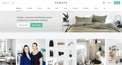 Desktop Screenshot of curate.co.nz